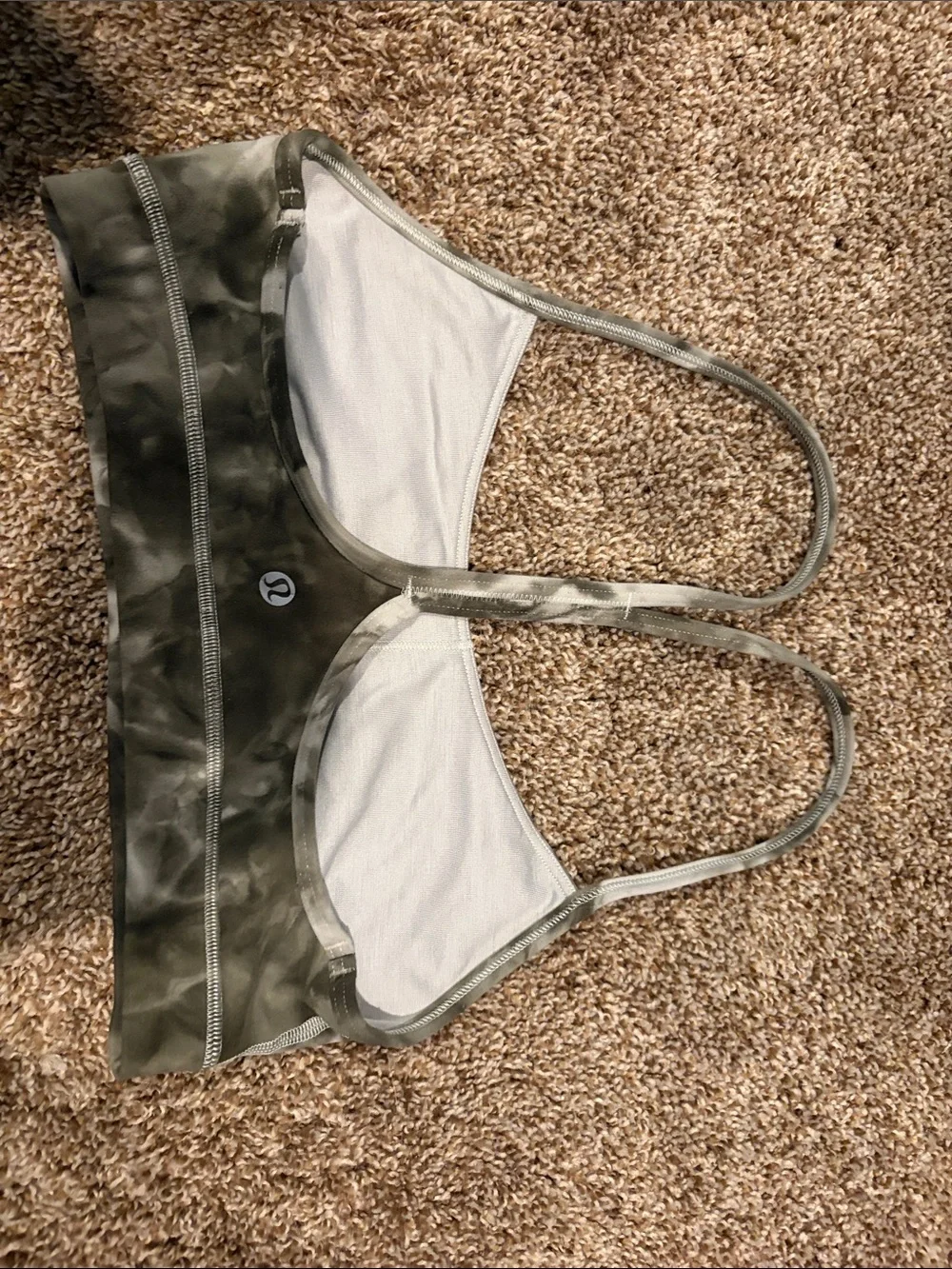 🐍lululemon athletica Olive Green Tie-Dye Double-Strap Tote